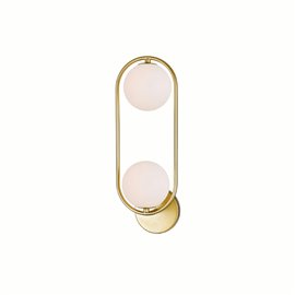 CWI Celeste 2 Light Sconce With Medallion Gold Finish