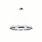 CWI Agassiz LED Chandelier With Polished Nickel Finish