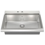 Kindred KCAS33 18 gauge Single Appliance sink complete with accessories