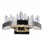 CWI Agassiz LED Sconce With Polished Nickel Finish