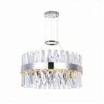 CWI Agassiz LED Sconce With Polished Nickel Finish