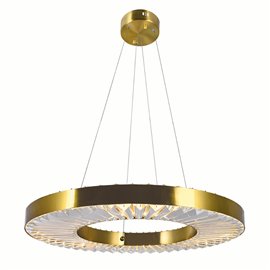 CWI Bjoux LED Chandelier With Brass Finish