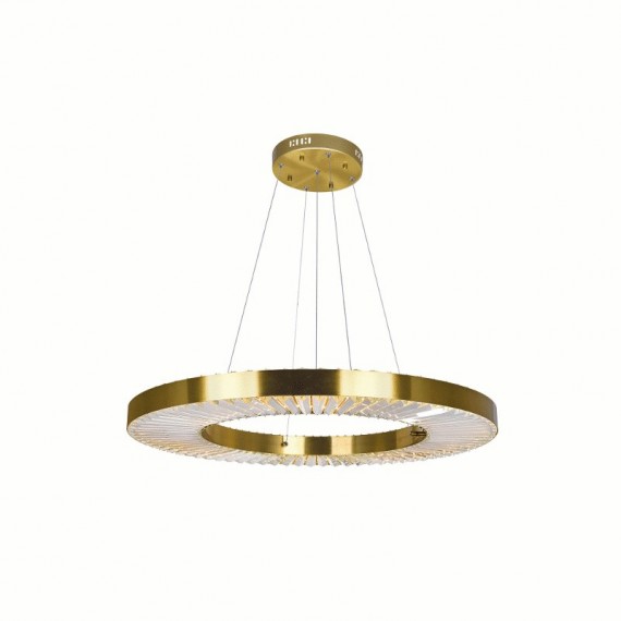 CWI Bjoux LED Chandelier With Brass Finish