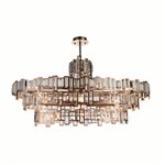 CWI Glace LED Chandelier With Chrome Finish