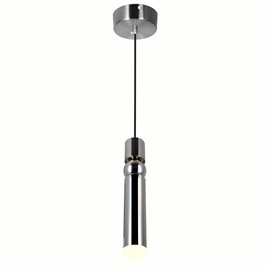 CWI Chime LED Mini Pendant With Polished Nickel Finish