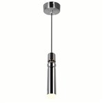 CWI Chime LED Mini Pendant With Polished Nickel Finish