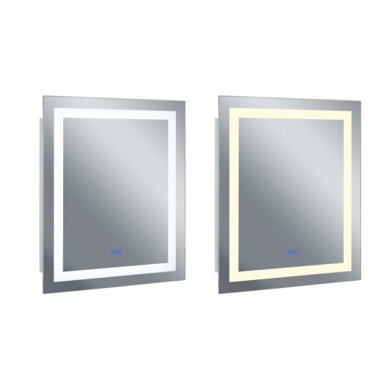 CWI Abril Square Matte White LED 36 in. Mirror From our Abril Collection