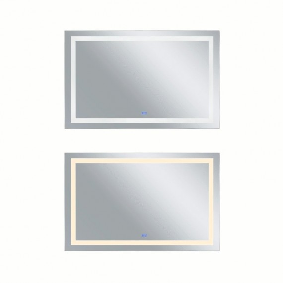 CWI Abril Rectangle Matte White LED 70 in. Mirror From our Abril Collection