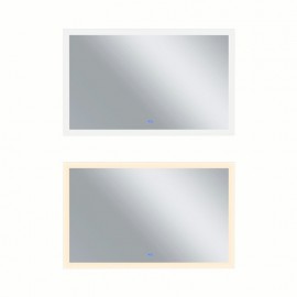 CWI Abigail Rectangle Matte White LED 70 in. Mirror From our Abigail Collection