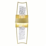 CWI Guadiana 5 in LED Satin Gold Wall Sconce