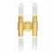 CWI Croissant 4 Light Wall Sconce With Satin Gold Finish