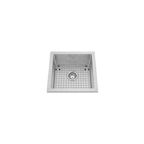 Kindred KCS21SR 18 gauge Semi-recess kitchen single bowl 10 mm radius includes grid