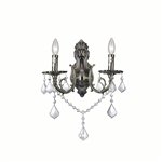 CWI Brass 2 Light Wall Sconce With Antique Brass Finish