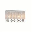 CWI Water Drop 3 Light Vanity Light With Chrome Finish