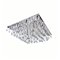 CWI Bianca 20 Light Flush Mount With Chrome Finish