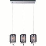 CWI Radiant 3 Light Multi Light Pendant With Chrome Finish