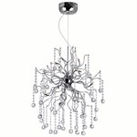 CWI Cherry Blossom 20 Light Chandelier With Chrome Finish