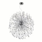 CWI Cherry Blossom 48 Light Chandelier With Chrome Finish