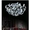 CWI Swivel 9 Light Flush Mount With Chrome Finish