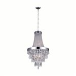 CWI Vast 7 Light Chandelier With Chrome Finish