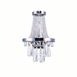 CWI Vast 3 Light Wall Sconce With Chrome Finish