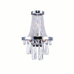 CWI Vast 3 Light Wall Sconce With Chrome Finish