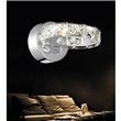 CWI Ring LED Wall Sconce With Chrome Finish
