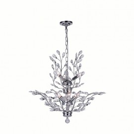 CWI Ivy 9 Light Chandelier With Chrome Finish