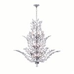 CWI Ivy 18 Light Chandelier With Chrome Finish