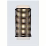 CWI Checkered 2 Light Wall Sconce With Black Finish