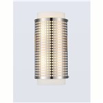 CWI Checkered 2 Light Wall Sconce With Satin Nickel Finish