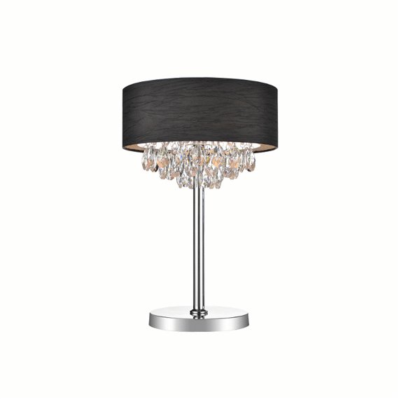 CWI Dash 3 Light Table Lamp With Chrome Finish