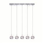 CWI Perrier 5 Light Multi Light Pendant With Chrome Finish