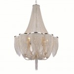 CWI Taylor 18 Light Down Chandelier With Chrome Finish