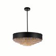 CWI Franca 8 Light Drum Shade Chandelier With Chrome Finish