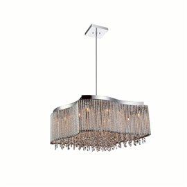 CWI Claire 12 Light Drum Shade Chandelier With Chrome Finish