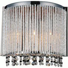 CWI Claire 3 Light Wall Sconce With Chrome Finish