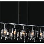 CWI Janine 5 Light Down Chandelier With Chrome Finish