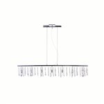 CWI Janine 7 Light Down Chandelier With Chrome Finish