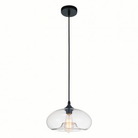 CWI Glass 1 Light Down Mini Pendant With Finish