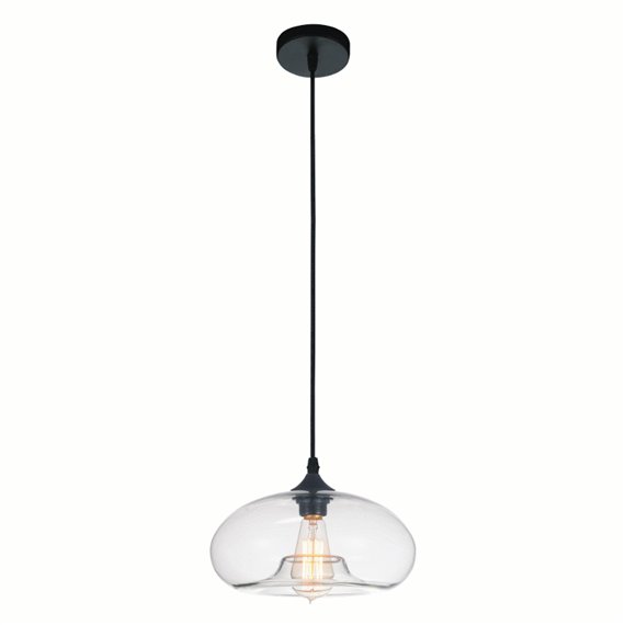 CWI Glass 1 Light Down Mini Pendant With Finish