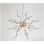 CWI Twist 15 Light Chandelier With Chrome Finish