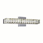 CWI Milan LED Vanity Light With Chrome Finish