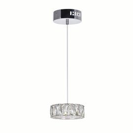 CWI Milan LED Mini Pendant With Chrome Finish