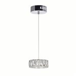 CWI Milan LED Mini Pendant With Chrome Finish