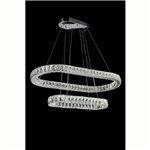 CWI Milan LED Chandelier With Chrome Finish