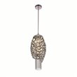 CWI Victoria 2 Light Drum Shade Mini Pendant With Chrome Finish