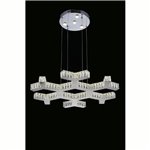 CWI Arendelle LED Chandelier With Chrome Finish