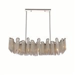 CWI Daisy 7 Light Down Chandelier With Chrome Finish