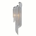 CWI Daisy 2 Light Wall Sconce With Chrome Finish